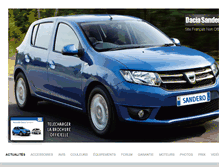 Tablet Screenshot of daciasandero.fr